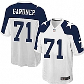 Nike Men & Women & Youth Cowboys #71 Gardner Thanksgiving White Team Color Game Jersey,baseball caps,new era cap wholesale,wholesale hats